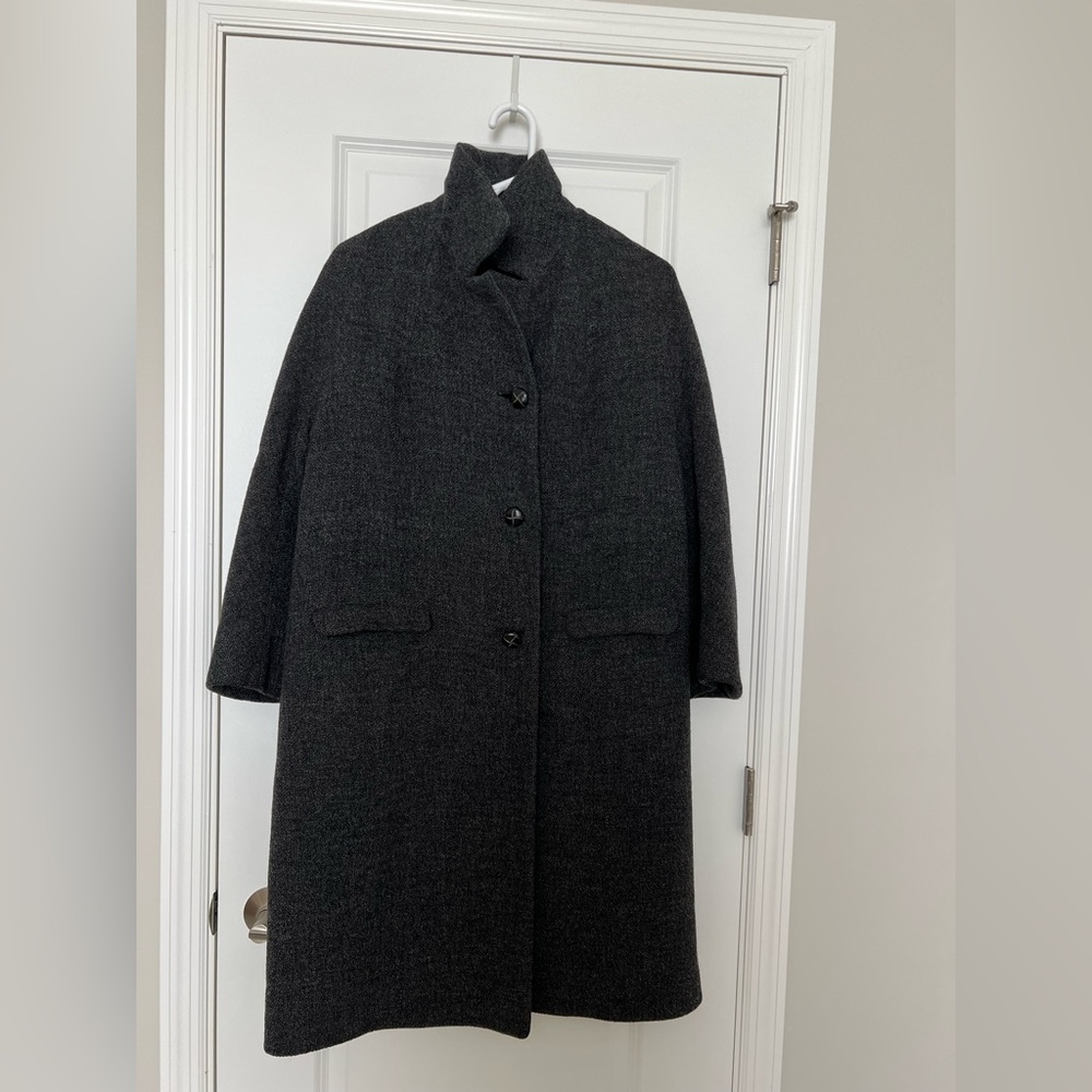 Vintage gray wool coat
